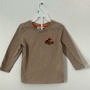 Jurassic world long sleeve tee, cotton, 104cm